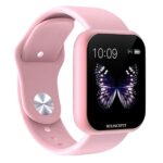 Bouncefit D20 Y68 Fitness Band Smart watch for Men, Women, Boys, Girls, Kids – Single Touch Interface, Water Resistant, Workout Modes, Quick Charge Sports Smartwatch – Pink