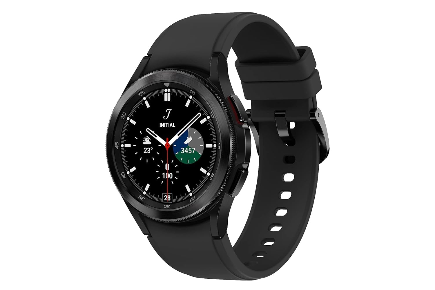 Samsung Galaxy Watch4 Classic Bluetooth(4.6cm, Black, Compatible with Android only)