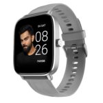 Noise Newly Launched Quad Call 1.81″ Display, Bluetooth Calling Smart Watch, AI Voice Assistance, 160+Hrs Battery Life, Metallic Build, in-Built Games, 100 Sports Modes, 100+ Watch Faces(Silver Grey)