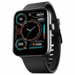 boAt Wave Leap Call Smart Watch with 1.83″ HD Display, Advanced Bluetooth Calling, Coins,Multiple Watch Faces, Multi-Sports Modes, IP68, HR & SpO2, Metallic Design, Weather Forecasts(Active Black)