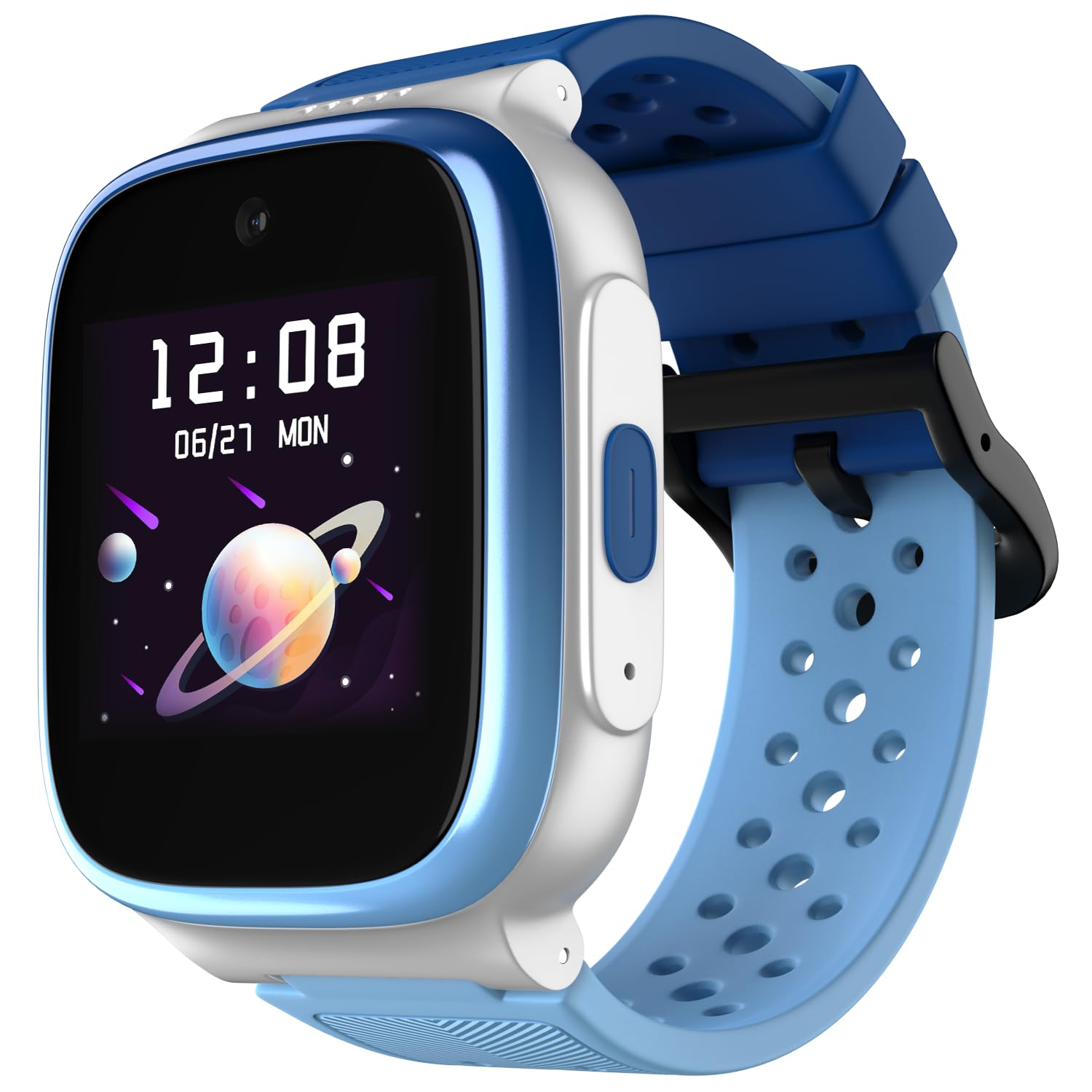 Noise Explorer Kids Smart Watch with GPS Tracking, 2-Way Video & Voice Calling, Safe Zone Alert, School Mode, SOS, Habit Formation, App for Parents (Phantom Blue)