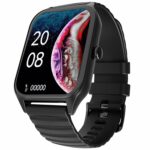 HAMMER Stroke 1.96″ Calling Smart Watch with Strong Metallic Body, in Built Games, 100+ Sports Modes, Customized Watchfaces (Black)