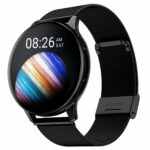 Noise Newly Launched Vortex Plus 1.46” AMOLED Display, AoD, BT Calling, Sleek Metal Finish, 7 Days Battery Life, All New OS with 100+ Watch Faces & Health Suite (Black Link)