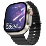 HAMMER Ultra Classic 2.01″ Always on Display, Bluetooth Calling Smart Watch, Wireless Charging, 1 Extra Strap, Raise to Wake, in-Built Games, Brightness Adjustment, BP, SpO2, HR Monitoring