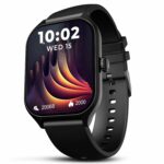 beatXP Marv Raze 1.96″ HD Display, Advanced Bluetooth Calling Smart Watch, Smart AI Voice Assistant, 60 Hz Refresh Rate, Health, SpO2 & Stress Monitoring, Fast Charging (Black)