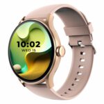 beatXP Flare Pro 1.39” HD Display Bluetooth Calling Smart Watch, 100+ Sports Modes, Heart Rate Monitoring, SpO2, AI Voice Assistant, IP68 – Champagne Gold