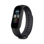 PunnkFunnk M5 Smart Band, Activity Tracker Fitness Band, Sleep Monitor, Step Tracking, Heart Rate Sensor, Kids Smartwatch for Men, Women – Black