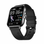 pTron Reflect Callz 1.85″ Full Touch Display Smartwatch, Bluetooth Calling, 600 NITS, Functional Crown, 100+ Watch Faces, HR, SpO2, Sports Mode, 5 Days Battery Life & IP68 Waterproof (Satin Black)