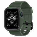 Spigen Rugged Armor Pro Cover Case Compatible with Apple Watch Series 7 (45mm) | Series 6 | SE | Series 5 | Series 4 (44mm) – Military Green