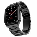 Noise Newly Launched ColorFit Chrome 1.85″ AMOLED, Metal Build Casing, 10 Days Battery, 390 * 450 high res Display, 600 NITS, 100+ Sports Modes Smart Watch for Men (Elite Black)