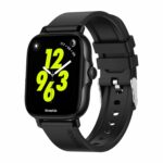 SnapUp Turbo Bluetooth Calling Smartwatch with Snap Sync, 1.85” Prima 2.5D Curved Display, 450 Nits Brightness, Health Tracker, Custom Smart Watch Faces & Rotating Functional Crown – Black