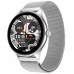 Fire-Boltt Ace Luxury Phoenix AMOLED Stainless Steel Smart Watch 1.43″, 700 NITS Brightness, Stainless Steel Rotating Crown, Multipe Sports Modes & 360 Health (Silver)