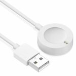 CRYSENDO Magnetic Charger Compatible With Fossil Gen 6/ Gen 5/ Gen 4 Micro USB Cable Cord | Smartwatch Dock Adapter Accessories | Fast & Safe Charging Cord | 100cm / 1 Meter (Pack of 1 – White)