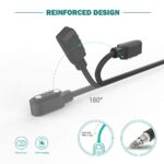 Lowfe Realme dizo watch 2 sports charging cable USB Magnetic Charging Cable 2 Pins Compatible With Realme Dizo Watch 2 Sports(Black)