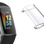 M.G.R.J® Case for Fitbit Charge 5 / Charge 6, Soft TPU Cover for Fitbit Charge 6 / Charge 5 with Full Protection (Transparent)