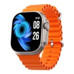 PunnkFunnk T800 Smart Watch with Androids| HD 1.83″ Display | Bluetooth Calling | Sports Mode | Health Mode | Sleep Tracking | Compatible with Apple & Android(Orange Strap)