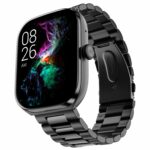 Noise ColorFit Ore Smart Watch with Largest-Ever 2.1″ AMOLED Display with Ultra Thin Bezels, BT Calling, Functional Crown, Metal Build, Health Data with NoiseFit App, 7 Days Battery (Elite Black)