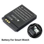 Rhymestore Black 380mAh LQ-S1 Smartwatch Replacement Battery for DZ09-429