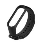 HUMBLE MI Band 3/ MI Band 4 Strap, Band for MI Band 3/ MI Band 4 Smartwatch (Fitness Tracker) Wristbands Silicone Straps for Mi Band 3/4 Strap (Not for Mi1/2)- All Black