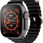 Constellation Mart™ Present Your Personal Fitness Coach T800 Series 8 Ultra Smart Watch HD with Sports Mode, T800 Series 8 Ultra Smart Watch with Wireless Charging and Health Monitoring (Black)