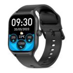 PunnkFunnk H9 Smart Watch 2.01″ TFT Display, Bluetooth 5.0 with 100+ Sports Mode, Heart Rate & Blood Oxygen Monitor, Call & Message Reminders Compatible for Android & iOS, IP67 Waterproof(Black)