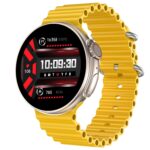 Fire-Boltt Asteroid 1.43” Super AMOLED Display Smart Watch, One Tap Bluetooth Calling, 466 * 466 px Resolution, 123 Sports Modes, in-Built Voice Assistance, 350mAh Large Battery (Yellow)