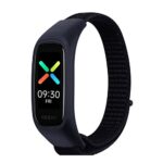 ILOFT Nylon Material Wrist Band Strap Regular Size for OnePlus Smart Band & Oppo Smart Band (Tracker not Included) (Nylon – Dark Black)