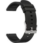 MELFO Smart Watch Strap Compatible with Samsung Galaxy Watch 46 Mm Sm-R800 Soft Silicone Strap – Black