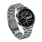 PunnkFunnk Newly Launched Metal Chain Active 2 Max Bluetooth Calling Smartwatch 1.3″ Amoled Display 360*360 High Resolution 4.2 BT with, 100+ Sports Mode with IP68, Tracking, AI Voice Assistant(Grey)