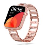 Vibez by Lifelong Premium Luxury Smartwatch for Women- Valentines Day Series -1.85″ HD Display – One Watch-Two straps, Bluetooth calling, Multiple Watch faces,Health Tracker,7-day battery (VBSWW405)