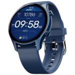 boAt Lunar Connect Plus Smart Watch w/ 1.43″ (3.6 cm) AMOLED Display, 2.5D Display, Advanced Bluetooth Calling 100+, Always on Display, 100+ Watch Faces,Voice Assistant,IP68, HR & SpO2(Deep Blue)