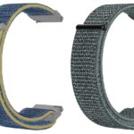 ACM Pack of 2 Watch Strap Nylon Soft Loop compatible with Cmf By Nothing Watch Pro Smartwatch Sports Band (Blue/Grey)