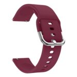 ACM Watch Strap Silicone Belt 20mm compatible with Realme Dizo Watch 2 Smartwatch Sports Hook Band Burgundy Purple