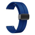 ACM Watch Strap Silicone Belt Magnetic Clasp compatible with Cmf By Nothing Watch Pro Smartwatch Sports Hook Band Dark Blue