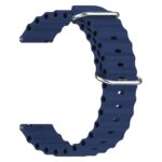 ACM Watch Strap Silicone Smart Belt Compatible with Fire-Boltt Ninja 3 Plus Bsw030+ Smartwatch Classic Band Dark Blue