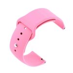 YODI New Edition Soft Silicone Sport Strap Band 20MM, 22MM (22MM, Pink)