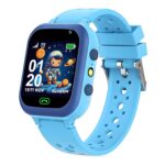 GameSir Q15 Kids Smart Watch 1.44″ TFT Display 3G / 4G SIM Support, Learning & Gaming Apps, Gifting Watch, Waterproof, GPS Tracking, Bluetooth Calling Features Smartwatch for Boys & Girls (Blue)