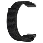 ACM Watch Strap Nylon Soft Loop 22mm compatible with Titan Connected X Hybrid Smartwatch Sports Band Black