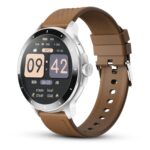 Pebble Polar 1.52″ HD Display, Quick Notification, Blutooth Calling, SpO2 Monitoring, Health Suite, Multi Sports Modes, Multiple Watch Faces, AI Voice Assistant, Alarm & Notification (Mocha Brown)