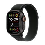 Apple Watch Ultra 2 GPS + Cellular 49mm Black Titanium Case with Black Trail Loop – M/L