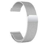 ACM Watch Strap Magnetic Loop 22mm Compatible with Huawei Watch Gt3 Smartwatch Luxury Metal Chain Band Silver