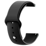 AONES 22mm Silicone Belt Watch Strap Compatible for Dizo Watch R Watch Strap Black