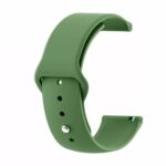 AONES 22mm Silicone Belt Watch Strap Compatible for Goqii Smart Vital Max Watch Strap Green