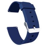 ACM Watch Strap Silicone Belt 22mm compatible with Fire Boltt Invincible Bsw020 Smartwatch Casual Classic Band Blue