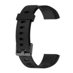 Neelpre 2022 Silicone Realme Band Strap with Black Metal Buckle Compatible for Realme Smart Band Black (Tracker Not Included)