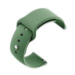 YODI New Edition Soft Silicone Classic Strap Band For Realme Watch 2 Pro Only [ Not for Any Other Models] (OLIVE GREEN)