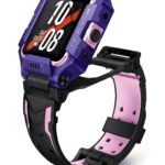 imoo Watch Phone Z6, 4G Kids Smart Watch with Dual Camera, Smart Watch for Kids with Video Phone Call, Kids GPS Tracker Smartwatch Phone with Real-time Locating, IPX8 Swimming Waterproof Phone(Purple)