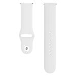 ACESHLEY Silicone Strap Compatible with Samsung Galaxy 4 Classic Watch (4.6cm) & (4.2cm) – Belt Replacement Watch Strap | Soft Silicon Sports Watchband Straps | White