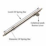 Barbet 2024 Launch Stainless Steel Clasp Width Watch Band Connector with 22MM Quick Release Pin Connectors Kit Tool Compatible with Smart Watch Ultra Band 49mm/ 45mm 44mm/42mm (Pack of 2 Pair)