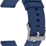 MELFO Smart Watch Strap Compatible with Fireboltt Talk 2 Soft Silicone Strap – Blue